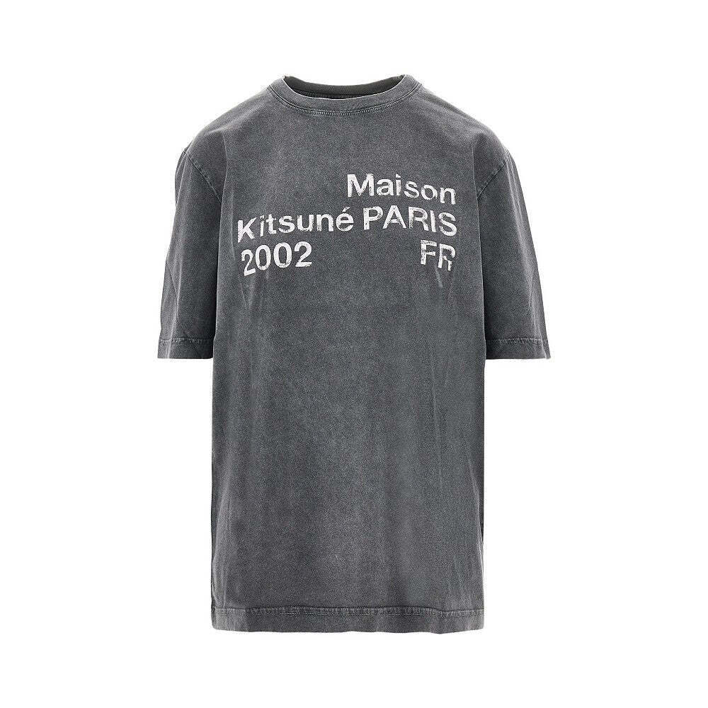 Maison Kitsune Maison Kitsuné Paris 2002 Print T-Shirt